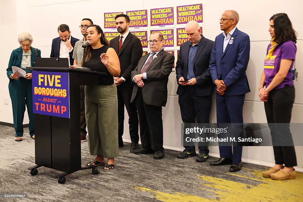 NYC Mayoral Candidate Zohran Mamdani Holds Campaign Event With Jerrold Nadler