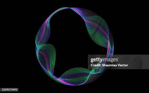 modern technology particles abstract background with glowing dotted halftone lights - green artificial intelligence background eps stock illustrations