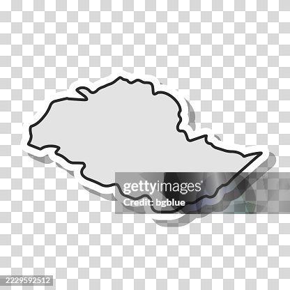 Gilgit Baltistan map sticker on blank background Gilgit Baltistan map sticker on blank background