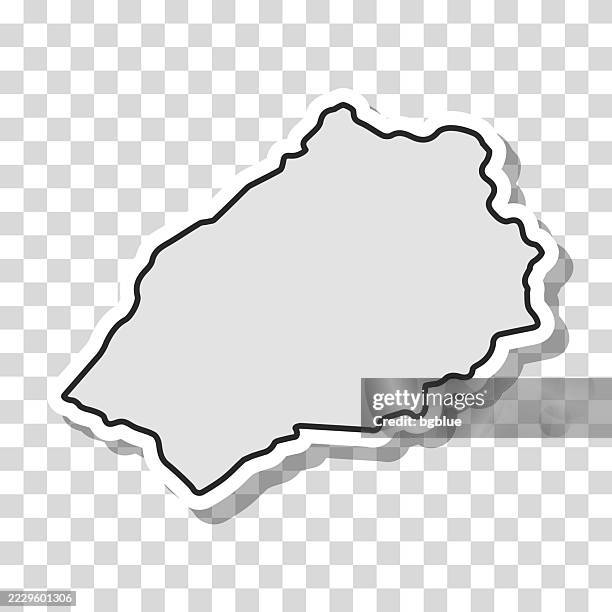 saint helena map sticker on blank background - rhode island vector stock illustrations