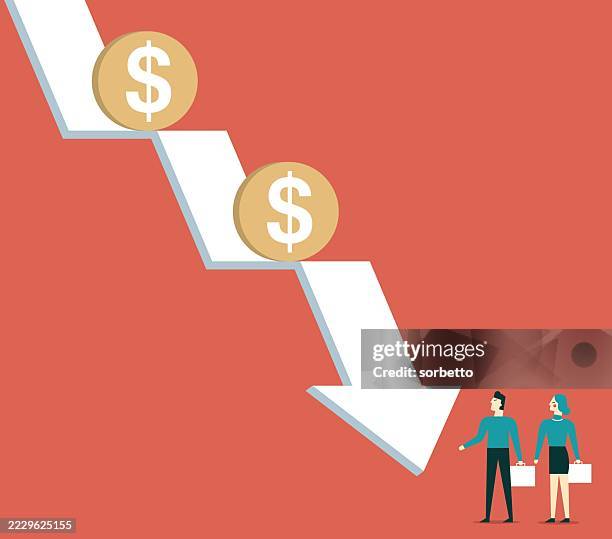 currency crisis - dollar symbol - purchase order vector stock illustrations