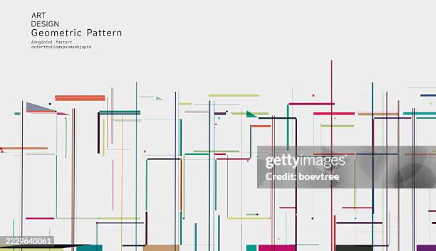 line structure city architecture concepts background - office cubes background stock illustrations