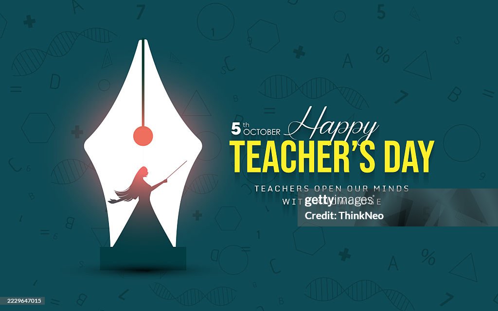 Teachers day. Happy Teachers day celebration social media cover banner