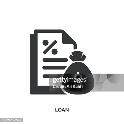 Loan glyph solid icon. Solid icon that can be applied anywhere, simple, pixel perfect and modern style. Loan glyph solid icon. Solid icon that can be applied anywhere, simple, pixel perfect and modern style.