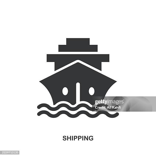shipping glyph solid icon. solid icon that can be applied anywhere, simple, pixel perfect and modern style. - storage solutions stock illustrations