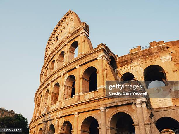 colosseum in rome - civilisation ancienne photos et images de collection