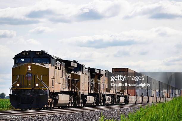 Union Pacific Container 119 Union Pacific Train Passenger Car Stock Photos, High-Res Pictures ...