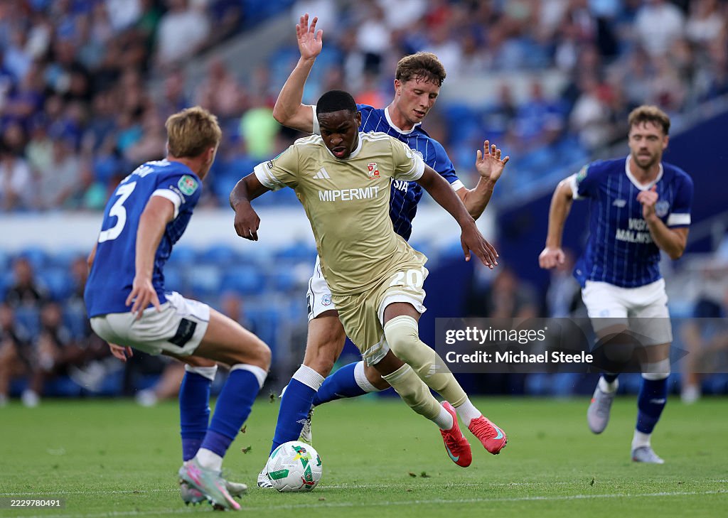 Cardiff City v Swindon Town - Carabao Cup First Round