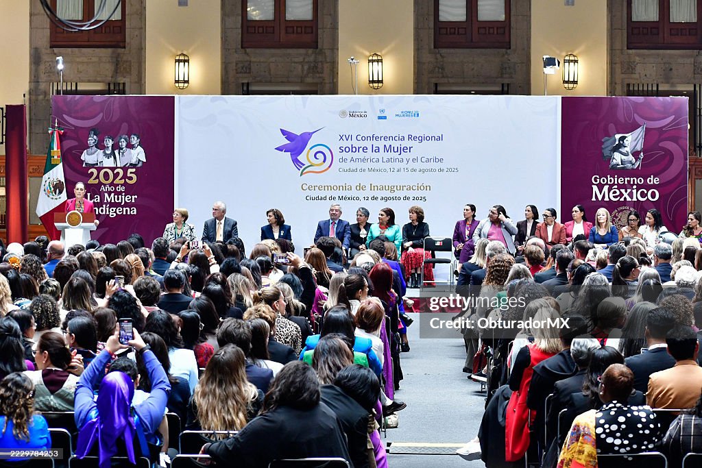 Claudia Sheinbaum Attends The Inauguration Of The XVI Regional Conference on Women in Latin America and the Caribbean