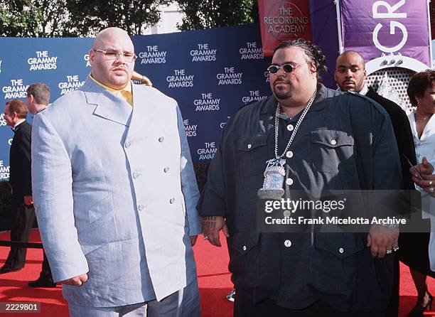 Fat Joe and Big Pun arrive for the 41st Annual Grammy Awards at the Shrine Auditorium in Los Angeles, Ca. Photo by Frank Micelotta/ImageDirect.