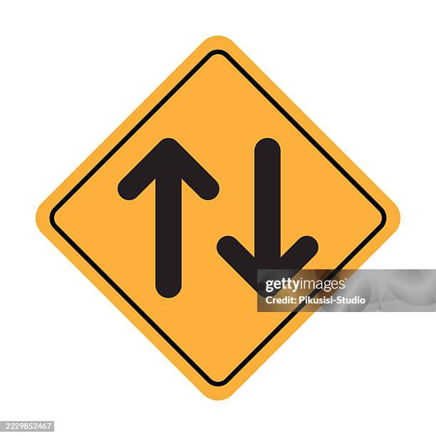 Two Way Rd Sign 250 Two Way Road Sign Stock Photos, High-Res Pictures, and Images ...