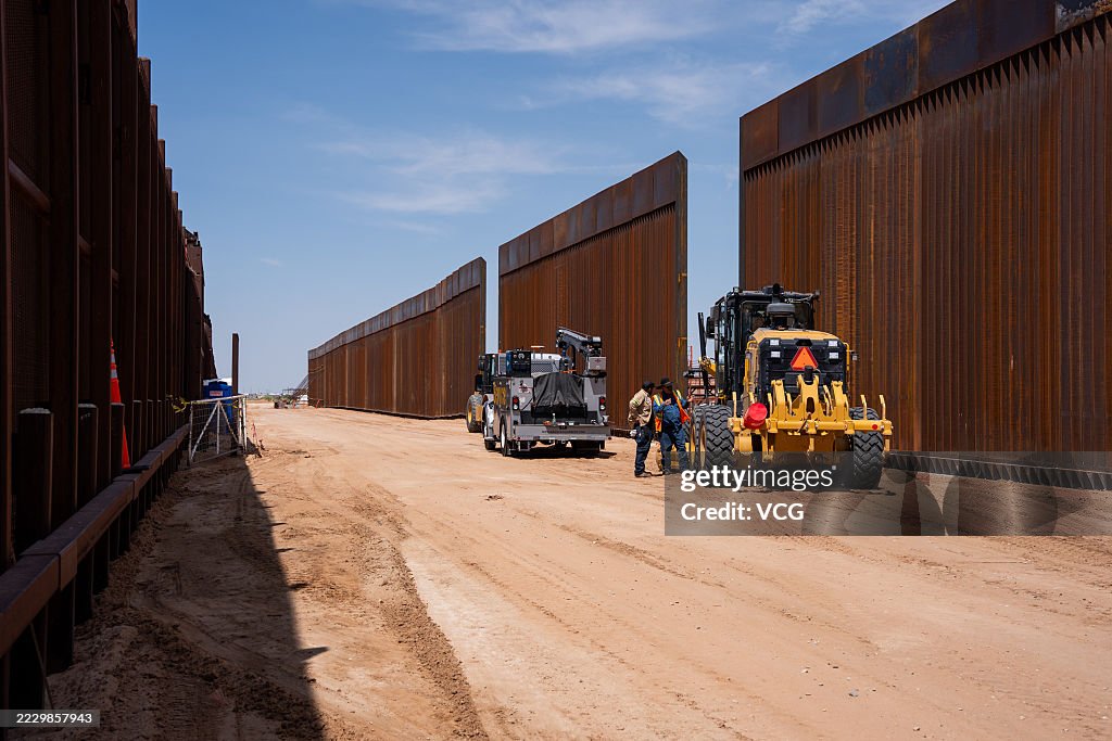 U.S. Builds New Wall At Mexico Border
