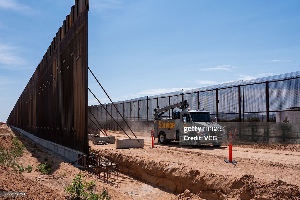 U.S. Builds New Wall At Mexico Border
