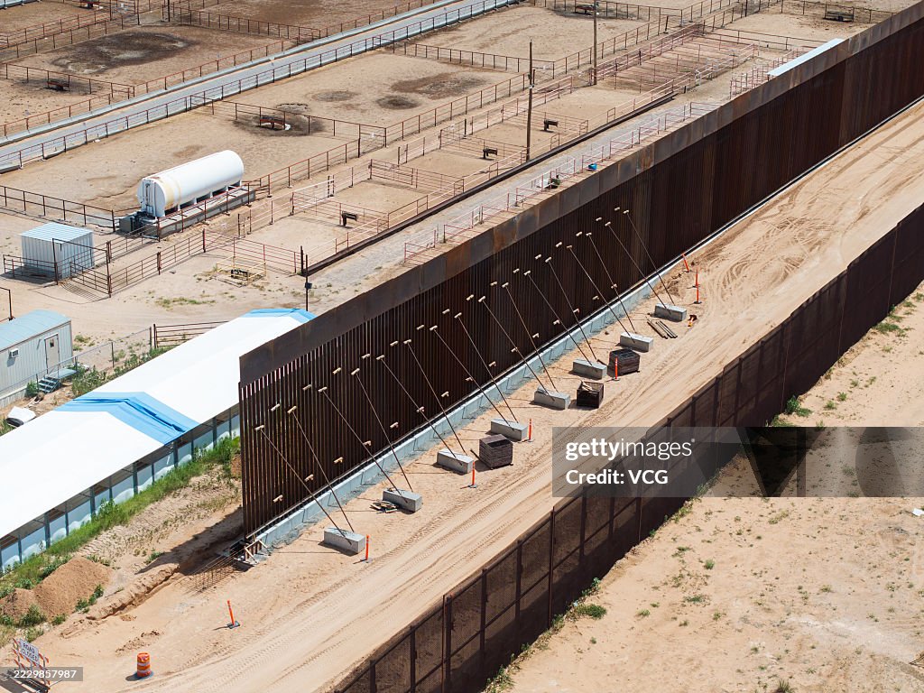 U.S. Builds New Wall At Mexico Border