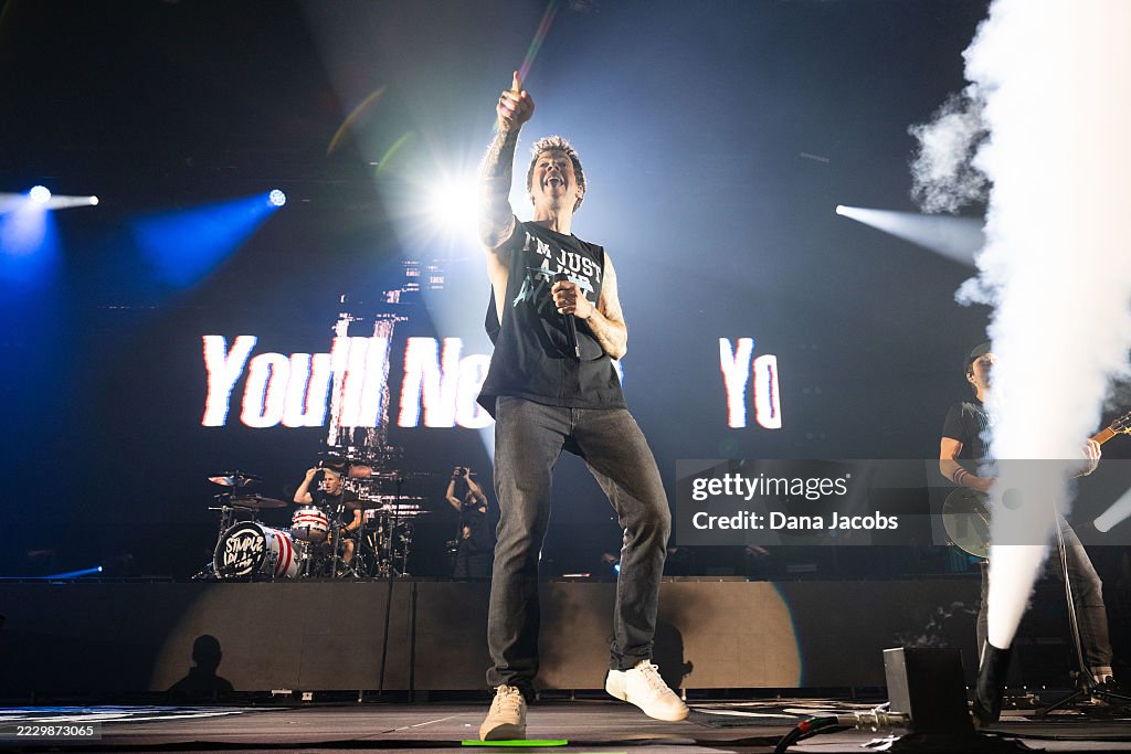Simple Plan Performs At Bill Graham Civic Auditorium