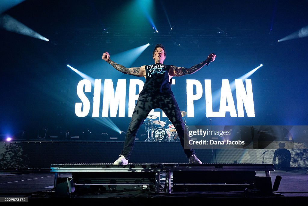 Simple Plan Performs At Bill Graham Civic Auditorium