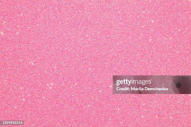 pink glitter background, abstract paper sheet texture - paillette-mercerie photos et images de collection
