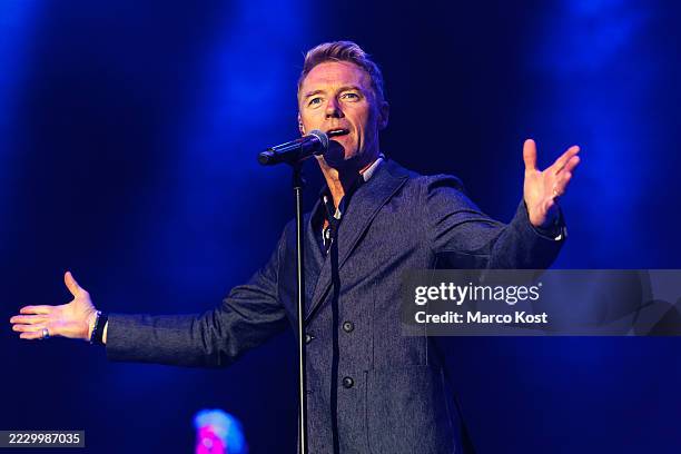 Ronan Keating performs onstage during SAiL Bremerhaven at Willy-Brandt-Platz on August 13, 2025 in Bremerhaven, Germany.