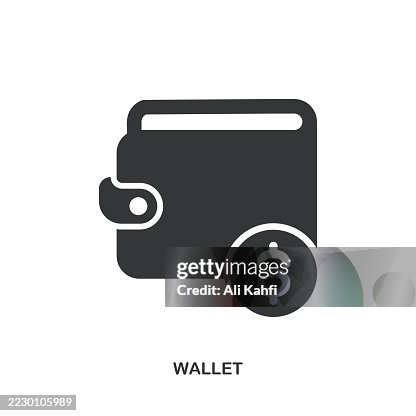 Wallet glyph solid icon. Solid icon that can be applied anywhere, simple, pixel perfect and modern style. Wallet glyph solid icon. Solid icon that can be applied anywhere, simple, pixel perfect and modern style.