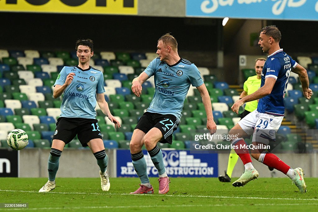 Linfield v Vikingur - UEFA Conference League Third Qualifying Round Second Leg