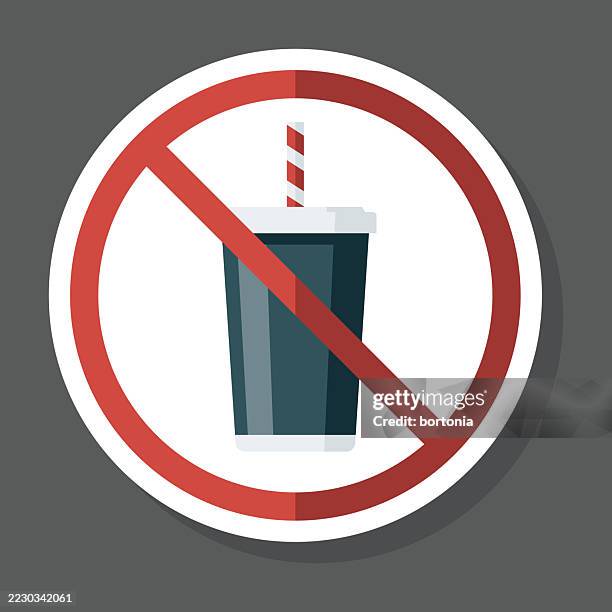 No Eating And Drinking Sign Vector Design High-Res Vector Graphic
