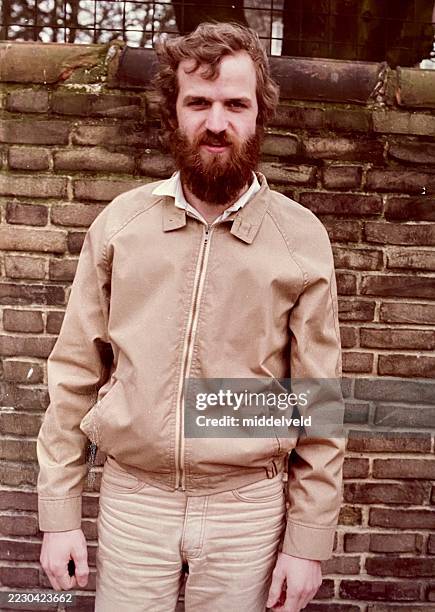 young man, posing back in the seventies. - 1970-1979 stock pictures, royalty-free photos & images