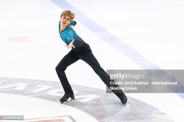 Grayson Long Grayson Long of Canada performs during the ISU Junior Grand Prix of ...