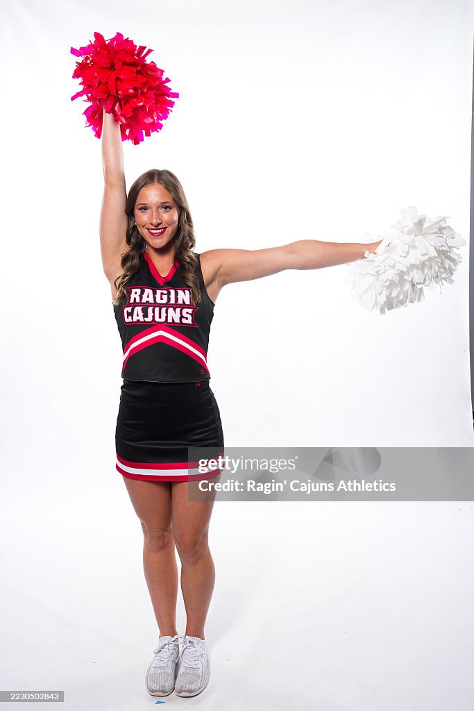 Lisa Ragin Lizzie Keeter of the Ragin' Cajuns poses for a portrait during... News ...