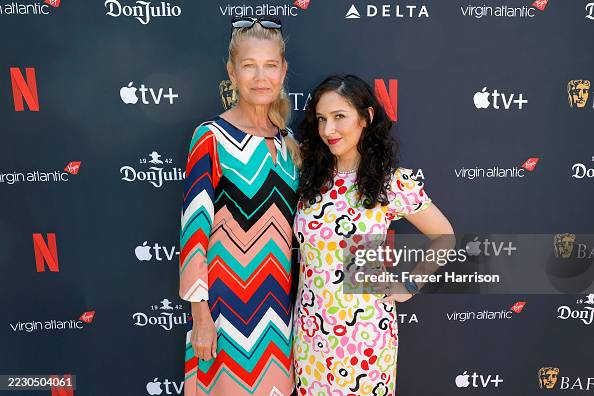 Watson Risher Gudrun Giddings and Daisy Hamilton Risher attend the 2025 BAFTA... News ...