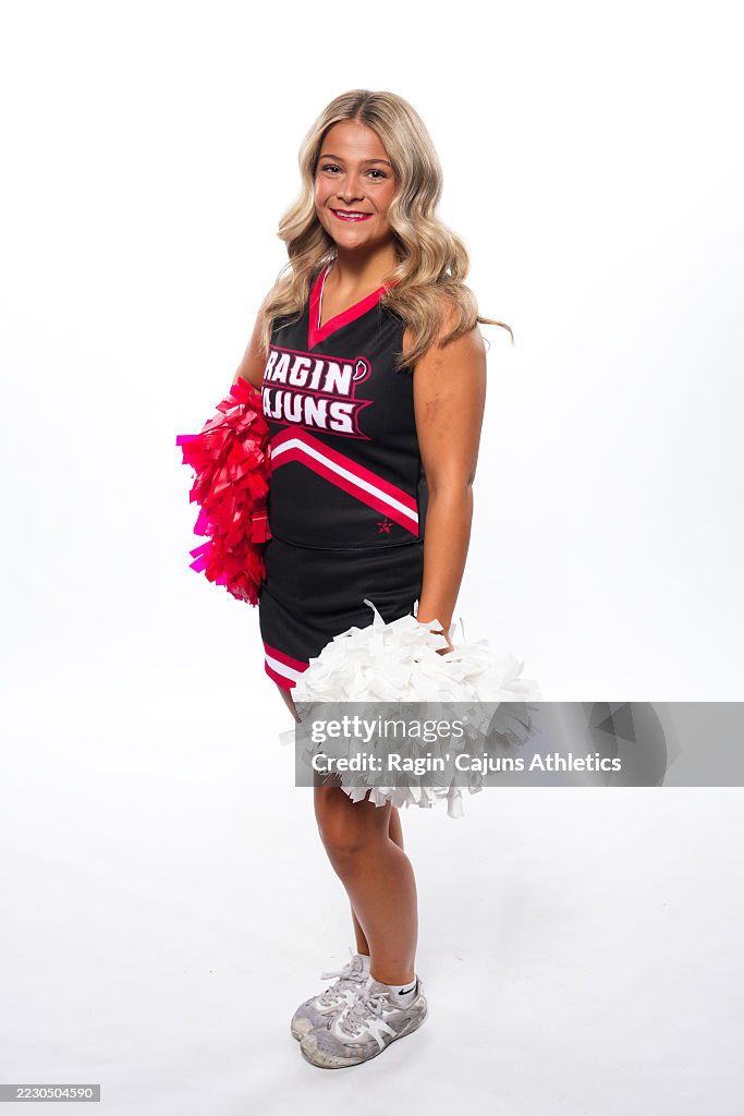 Lisa Ragin Chloe Rogers of the Ragin' Cajuns poses for a portrait during... News ...
