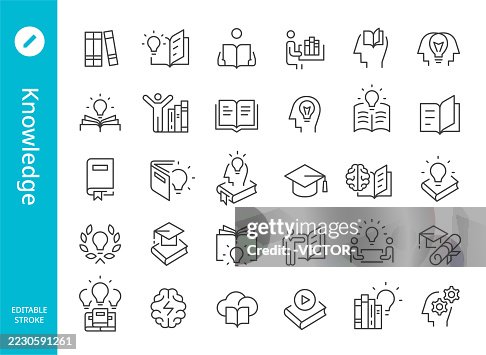 Knowledge Icons - Line Series Knowledge Icons - Line Series