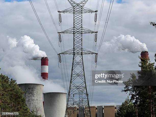 The Belchatow Power Station, Europe's largest coal-fired power station near Belchatow, Poland is seen on August 22, 2025. It is Poland's largest...