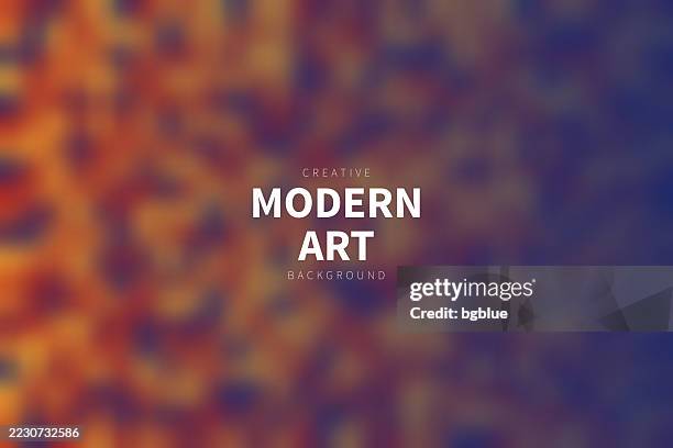 orange abstract background with blurred spots - leopard pattern stock illustrations