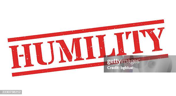 Humility Red Humility Red Rubber Stamp On Blank Background High-Res Vector Graphic ...