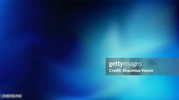 abstract blurred blue gradient fluid vector background design wallpaper template with dynamic color, waves, and blend. futuristic modern backdrop design for business, presentation, ads, banner - light leak background stock illustrations
