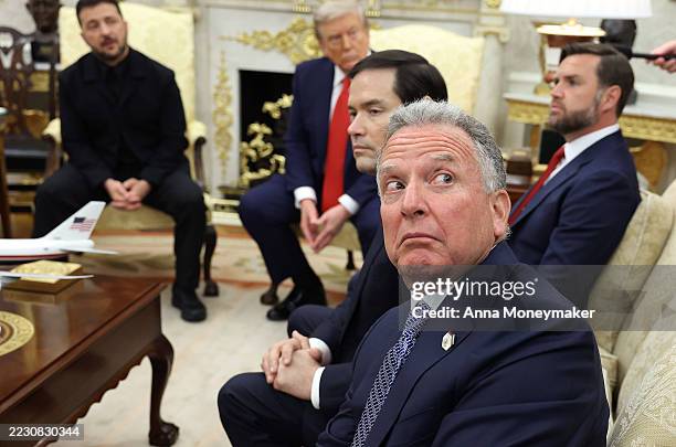 United States Special Envoy to the Middle East Steve Witkoff, Secretary of State Marco Rubio, and U.S. Vice President JD Vance, join U.S. President...