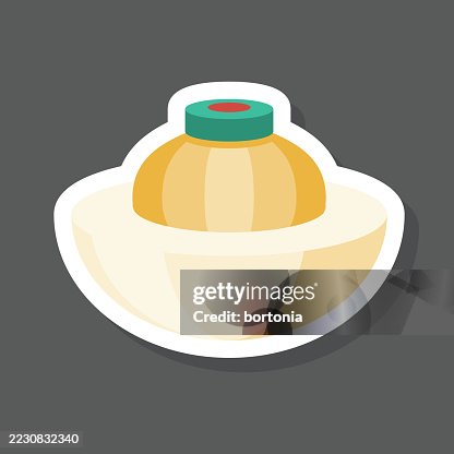 Deviled Egg Sticker Icon Deviled Egg Sticker Icon