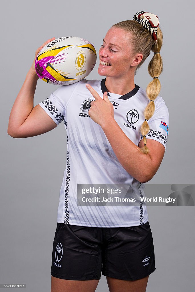 Jade Ruaa Rugby Jade Coates of Fiji poses for a portrait during the Fiji Women's ...
