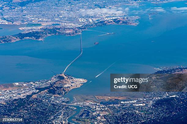 Corte Madera, San Quentin, and Richmond Bridge, California.