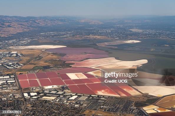 Salt evaporators of Fremont, California Salt evaporators of Fremont, California