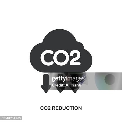 Co2 Reduction glyph solid icon. Solid icon that can be applied anywhere, simple, pixel perfect and modern style. Co2 Reduction glyph solid icon. Solid icon that can be applied anywhere, simple, pixel perfect and modern style.