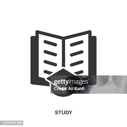 Study glyph solid icon. Solid icon that can be applied anywhere, simple, pixel perfect and modern style. Study glyph solid icon. Solid icon that can be applied anywhere, simple, pixel perfect and modern style.