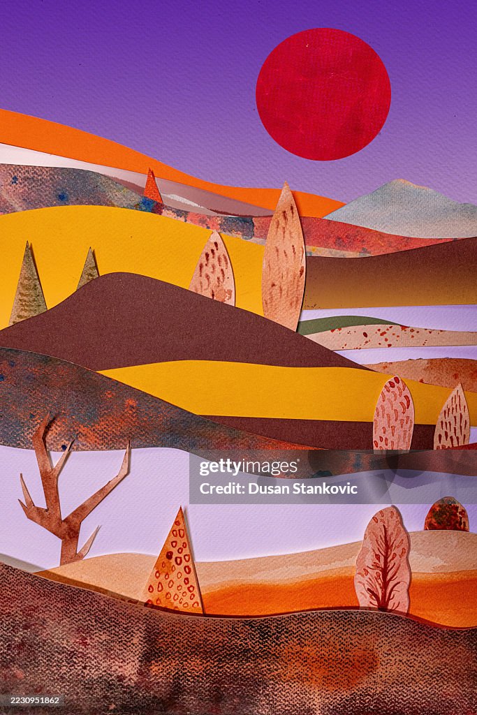 Abstract Fall Scenes Autumn In Abstract High-Res Vector Graphic - Getty Images
