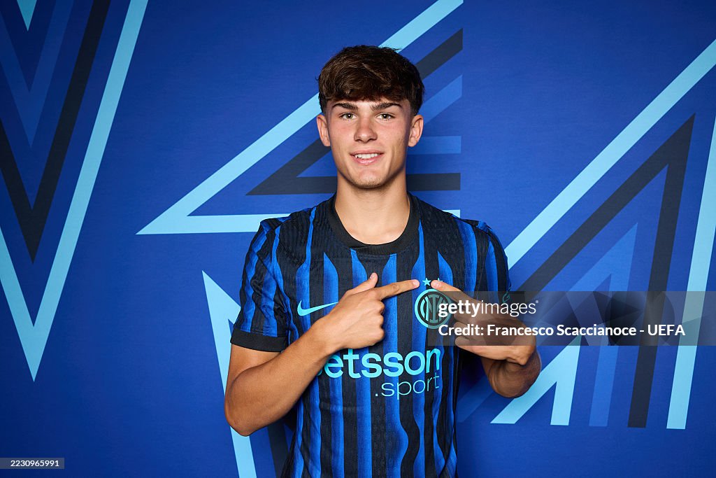 Mattia Mosconi of FC Internazionale Milano poses for a portrait... News ...