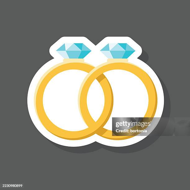 lesbian wedding sticker icon - wedding clipart stock illustrations
