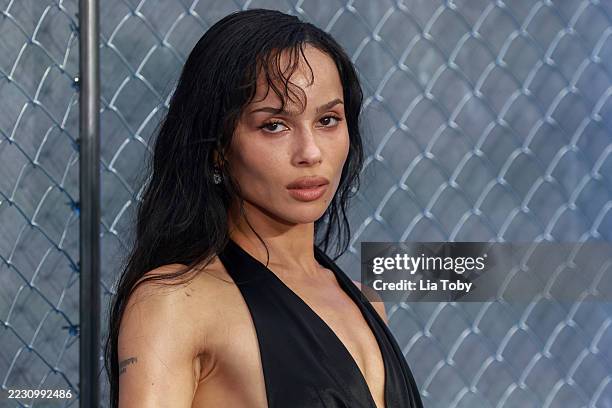Zoë Kravitz attends the "Caught Stealing" UK Gala Screening at Odeon Luxe Leicester Square on August 19, 2025 in London, England.