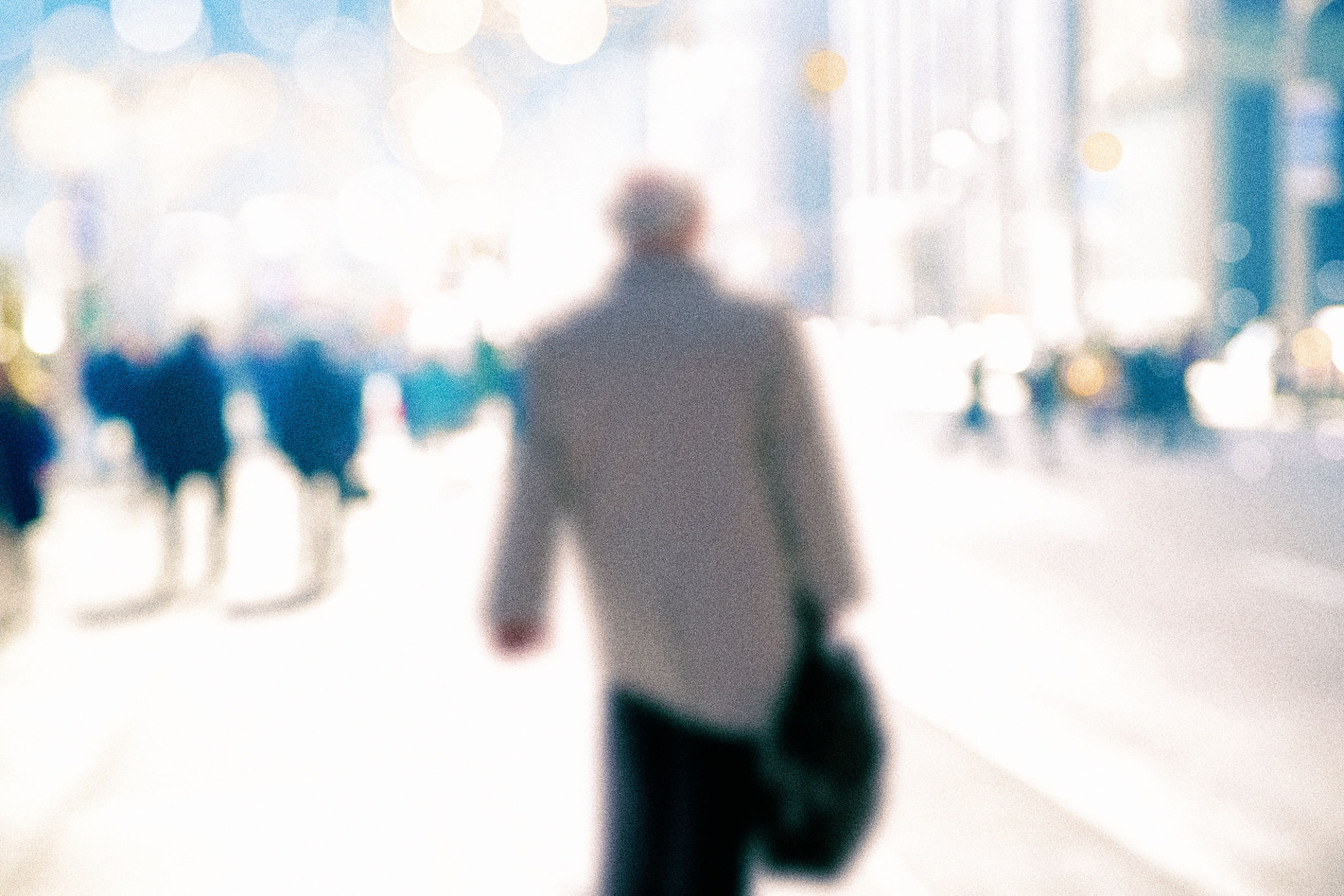 winter sidewalk business