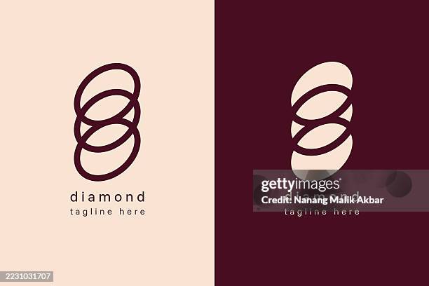 company logo and symbol design - monogram stock illustrations