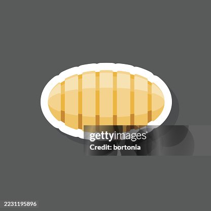 Gnocchi Pasta Sticker Icon Gnocchi Pasta Sticker Icon
