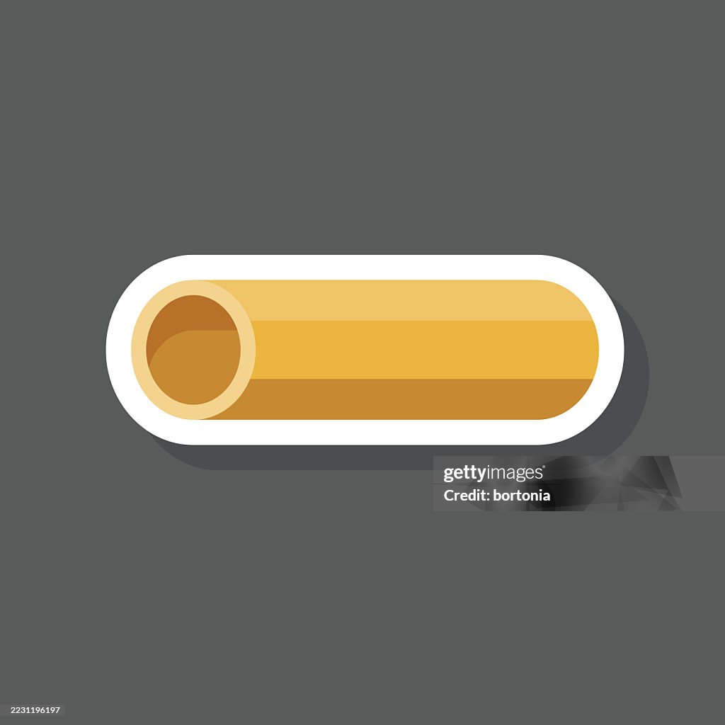 Ziti Pasta Sticker Icon